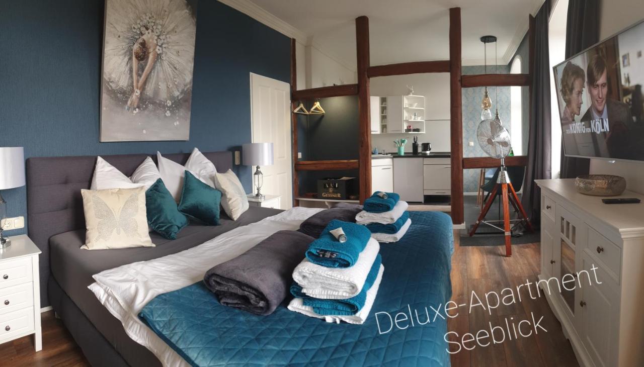Luna et Sol - Haus Am See Seeblick-Apartment Seehausen  Exterior foto